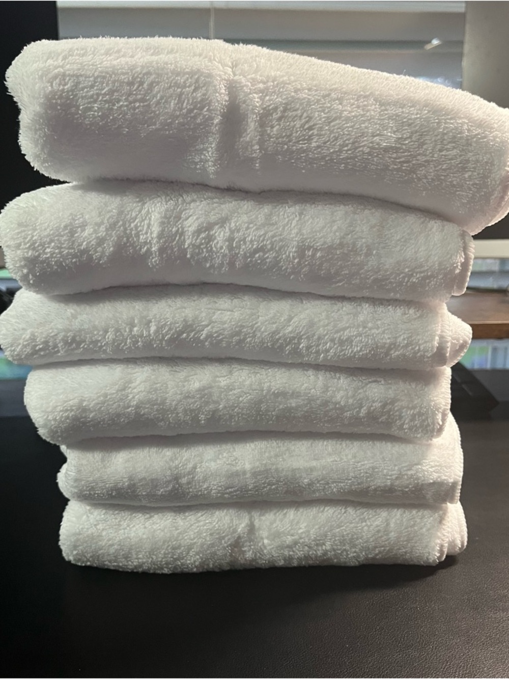 BCK2U Salon & Spa Towels - White - 16x27 - Set of 6. Super soft.